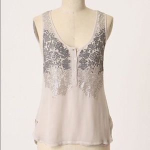 Anthropologie Chiffon Top
